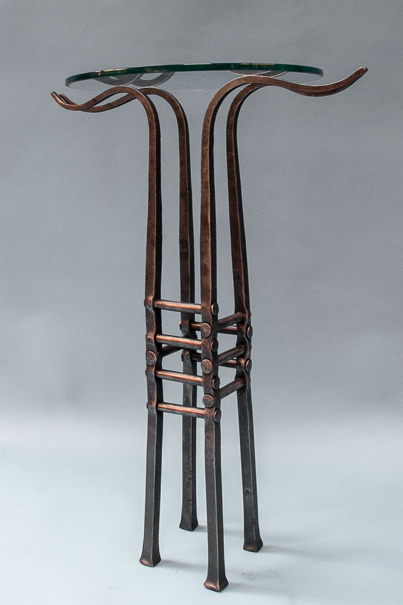 Contemporary Steel Art Deco Table